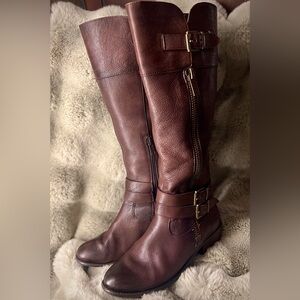 *SOLD* Arturo Chiang Brown Leather Riding Boots